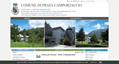 Desktop Screenshot of comune.pratacamportaccio.so.it